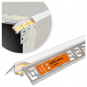 Hliníkový profil pro LED pásek 1 m, šířka 47 mm
