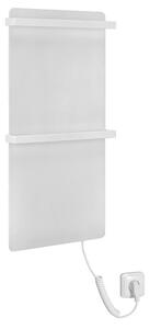 SAPHO - ELMIS elektrický sušák ručníků 400x800mm, 120W, hliník, bílá mat (EB420)