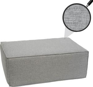 Otoman/písluenství k pohovce HWC-O54, podnoka podnoka chaise longue, látka/textil 300g/m² 38x97x70cm svtle edá