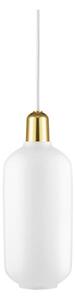 Normann Copenhagen - Amp Závěsné Světlo Large White/Brass