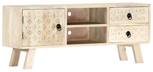 TV stolek 110 x 30 x 44 cm masivní mangovníkové dřevo 282869