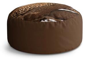 Sablio Taburet Circle Levhart 2: 38x48 cm