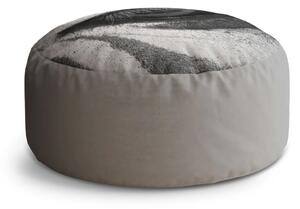 Sablio Taburet Circle Oko zebry: 38x48 cm