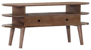 TV stolek 110 x 35 x 50 cm masivní akáciové dřevo 282874