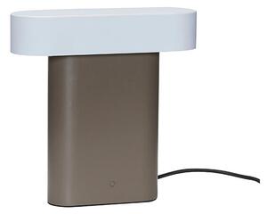 Hübsch - Sleek Stolní Lampa Brown/Light Grey