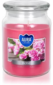 BISPOL Premium Line Rose vonná svíčka 500 g