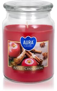 BISPOL Premium Line Apple - Cinnamon vonná svíčka 500 ml