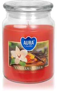 BISPOL Vanilla & Amber vonná svíčka 500 ml