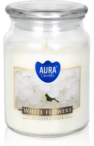 BISPOL Premium Line White Flowers vonná svíčka 500 g