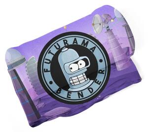 Sablio Deka Futurama Bender Planeta s vysílači - 150x120 cm