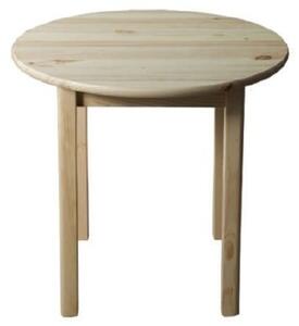 Stůl kruhový Nr.3 - průměr 80 cm (Barva dřeva: Ořech)