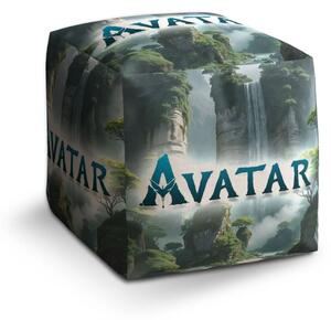 Sablio Taburet Cube Avatar The Way of Water Vodopád - 40x40x40 cm