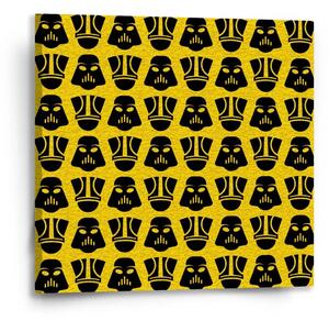 Sablio Obraz Star Wars Stormtroopeři Pattern na žluté - 50x50 cm