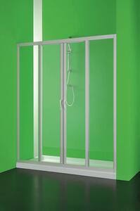 HOPA - Sprchové dveře MAESTRO CENTRALE, Výška - 185 cm, Barva rámu zástěny - Plast bílý, Provedení - Univerzální, Výplň - Polystyrol 2,2 mm (acrilico), Šíře - 140 cm (BSMAC14P)