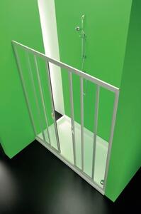 HOPA - Sprchové dveře MAESTRO CENTRALE, Výška - 185 cm, Barva rámu zástěny - Plast bílý, Provedení - Univerzální, Výplň - Čiré bezpečnostní sklo - 3 mm, Šíře - 130 cm (BSMAC13S)