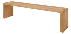 Dubová olejovaná a voskovaná masivní lavice Modern - 1450x350mm