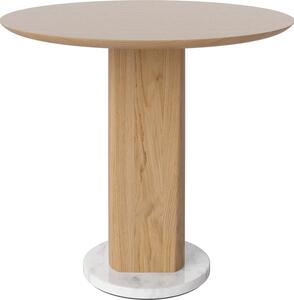 Konferenční stolek Root Ø60, v. 44 cm, více variant - Bolia Varianta: olejovaný dub, šedý/bílý mramor