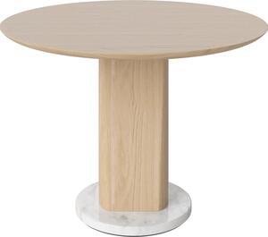 Konferenční stolek Root Ø60, v. 44 cm, více variant - Bolia Varianta: olejovaný dub, šedý/bílý mramor