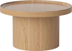 Konferenční stolek Plateau Ø61 cm, střední, více variant - Bolia Varianta: lakovaný dub
