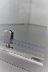 Olsen Spa Sprchové dveře do niky SMART - ALARO, Barva rámu zástěny - Hliník chrom, Provedení - Univerzální, Výplň - Grape bezpečnostní sklo - 6 mm, Šíře - 90 cm (OLBALA90CGBV)