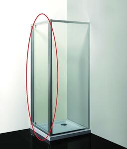Olsen Spa Sprchové dveře do niky SMART - ALARO, Barva rámu zástěny - Hliník chrom, Provedení - Univerzální, Výplň - Grape bezpečnostní sklo - 6 mm, Šíře - 90 cm (OLBALA90CGBV)