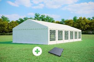 Párty stan 6x12m STANDARD SET- stan + plastová podlaha barva Bílá