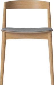 Jídelní židle Kite, čalouněná, více variant - Bolia Varianta: šedý lakovaný dub