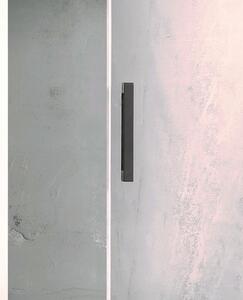 Hopa Sprchové dveře HOPA BELVER BLACK, Provedení - Univerzální, Výplň - Čiré bezpečnostní sklo - 8 mm, Barva rámu zástěny - Hliník - černá barva, Šíře - 100 cm (BCBELV10BC)