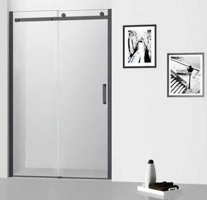 Hopa Sprchové dveře HOPA BELVER BLACK, Provedení - Univerzální, Výplň - Čiré bezpečnostní sklo - 8 mm, Barva rámu zástěny - Hliník - černá barva, Šíře - 100 cm (BCBELV10BC)