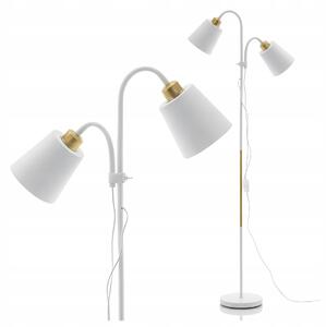 Stojací lampa E27, nastavitelná, 2× E27