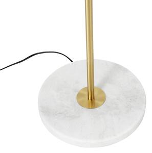 Moderní stojací lampa mosazná - Kaso