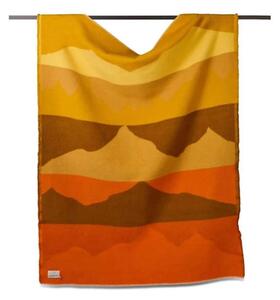 Vlněná deka Hills Orange (bez třásní) 200 x 130 cm Tweedmill