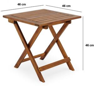 FurniGO Zahradní stolek 46x46