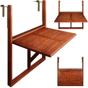 Deuba Balkonový stůl - 65 cm x 45 cm x 87 cm