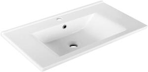 Aqualine Zuno umyvadlo 75x45 cm obdélníkový klasický-nábytkový bílá lesk 9075