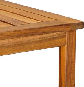 FurniGO Stolek z akátového dřeva - 45x45x45cm