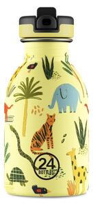 Nerezová dětská láhev Jungle Friends 250ml 24 Bottles