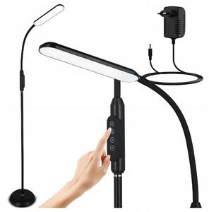 LED stojací lampa 12 W, s dotykovým ovládáním