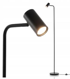 Černá stojací lampa GU10 160 cm