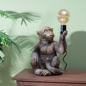 Stolní lampa Gold Monkey výška 36cm