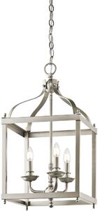 Elstead Lighting Larkin závěsné svítidlo 3x60 W nikl KL-LARKIN-P-M-NI