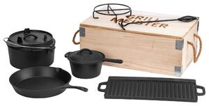Grillmeister Sada litinových hrnců, 7dílná (100387953)