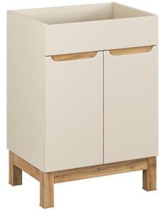 Comad Bali Cashmere skříňka 60x46x84 cm pod umyvadlo stojící béžová BALI CASHMERE 82-60-46-2D
