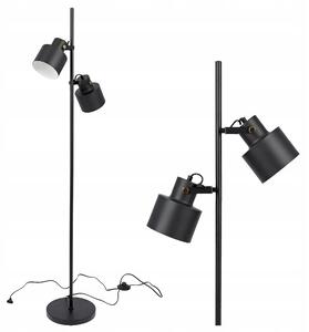 Černá stojací lampa E27 135 cm