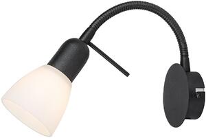 Rabalux Soma nástěnné svítidlo 1x40 W černá 73090