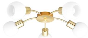 Lindby - Elaina 5 Stropní Lampa Brass