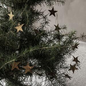 Vánoční girlanda Stars Brass - 250 cm