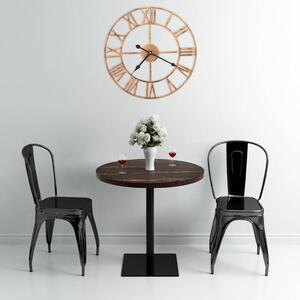Nástěnné hodiny kovové 40 cm zlaté 283860