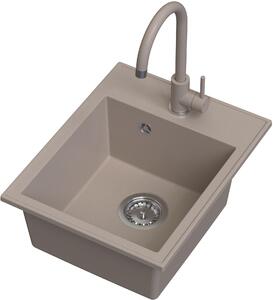 Ruvetti Tito Box dřezy s baterií béžová/béžová LP_3200-TB4050BE_W