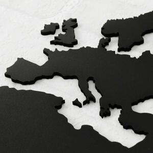 DUBLEZ | Dřevěná 3D mapa světa na zeď